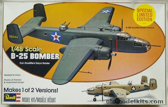 Revell 1/48 B-25B Mitchell Doolittle Raider - Or North Africa Version, H285 plastic model kit